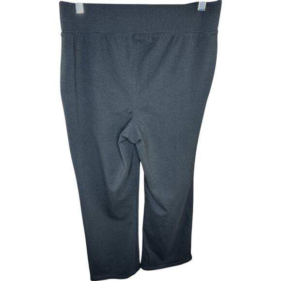 Denim & Co Active Duo Stretch Slim Leg Pants Black Medium Petite PullOn Casual - Picture 3 of 9